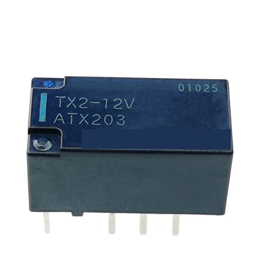 KKAIRGLH 10 Stück TX2 Relais TX2-3V TX2-5V TX2-12V TX2-24V 3V 5V 12V 24V 2A DIP8(12V) von KKAIRGLH