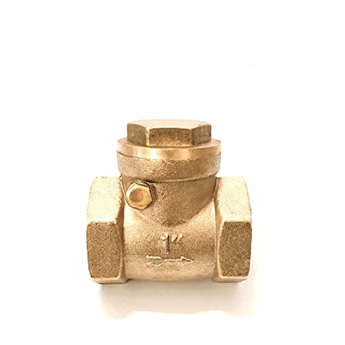 1/2" 3/4" 1" 2" 3" 4" Innengewinde Messing Horizontales Rückschlagventil zur Verhinderung von Wasserrückfluss(4 Inch) von KKCZOFMJ