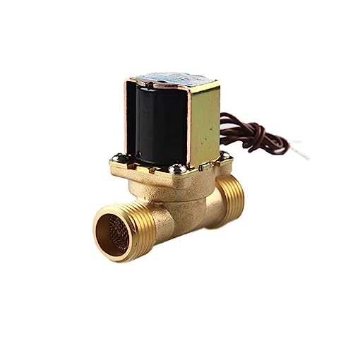 1/2 '' 3/4" messing Elektrische Magnetventil 12v 24v 220v Wasser Einlass Fluss Schalter Ventil for Solar wasser Heizung(12vdc-normally Closed,0.75 Inch) von KKCZOFMJ