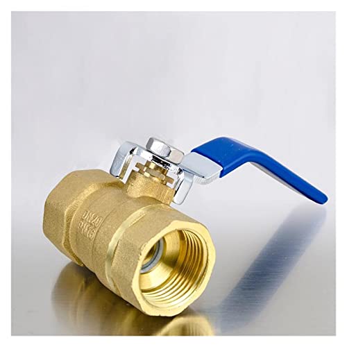 1/2 Zoll 3/4 Zoll 1 Zoll 2 Zoll Messing-BSP-Gewinde-Kugelhahn mit Hebelgriff, Kupfer-Sanitärhahn(1.5 Inch) von KKCZOFMJ