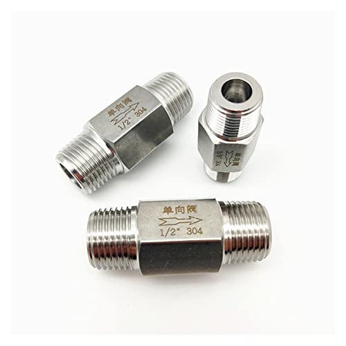 1 stücke 1/8 "1/4" 3/8 "1/2" 3/4 "1" 304 Edelstahl Einweg Ventil Hexagonal Außengewinde Überprüfen Ventil(3/8 Inch) von KKCZOFMJ