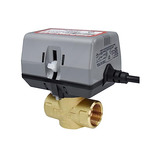 3/4 '' 1 '' 2-Wege-Motorabsperrventil aus Messing AC220V mit elektrischem Gebläsekonvektorventil VC6013(1 Inch) von KKCZOFMJ