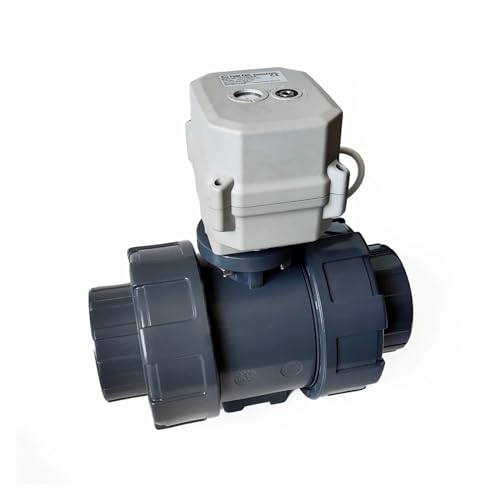 DN40 50 mm UPVC Elektrischer Kugelhahn 2/3/5/7 Drähte Motorisierter Ventilmotorantrieb for Wassertank-Wasserversorgung DC12_CR202(Dc12-cr202,BSP Thread) von KKCZOFMJ