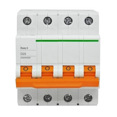 KKCZOFMJ EA9AN Kleiner Leistungsschalter 1P Luftschalter 2P Luftschalter 3P Mikro-Unterbrechung D Leistungstyp 63A 4P(EA9AN2D32) von KKCZOFMJ