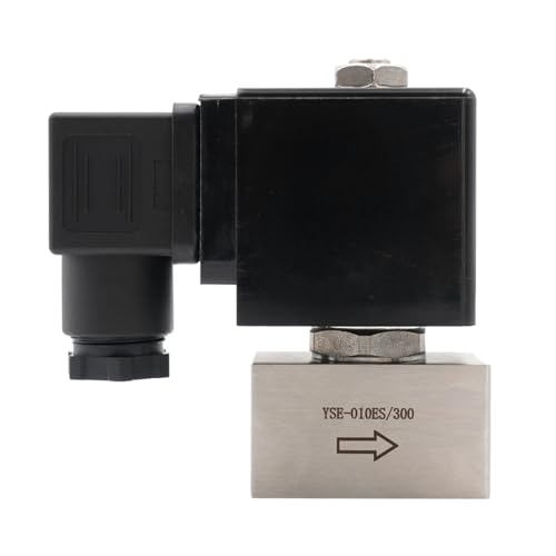 Magnetventil for Hochdruck-Autowaschanlagen aus Edelstahl 304, 0–300Bar, normalerweise geschlossen oder normalerweise offen, 3/8Zoll Öffnung, 1–3mm G oder NPT(NPT-DC 12V-CLOSED,Orifice size 3mm) von KKCZOFMJ