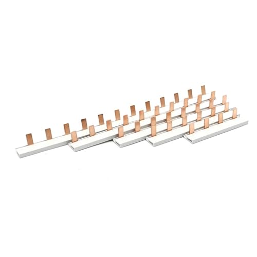 1/2/3P Pin Type Busbar 4-18 Way 63A Circuit Breaker Connector Copper Bar Terminal Block for MCB DZ47 Air Switch Connector(3P63A-9Way) von KKDDIHMTR
