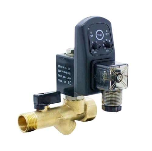 1/2'' ETD-B Electric Timing Water Solenoid Valve Brass 2 Way Compressor Automatic Valve Drainage air compresso(ETD-A,110 Volt)(Etd-a,110 Volt) von KKDDIHMTR