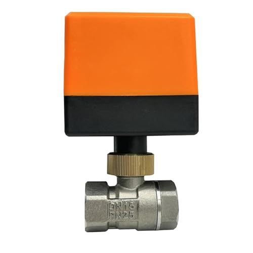 1/2" Stainless Steel Electric Ball Valve 3-Wire 2 Control 220v 12v 24v Motorized Ball Valve 2-Way(12VDC_CR02) von KKDDIHMTR