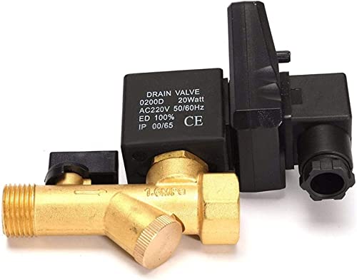 1/2Inch DN15 1.6Mpa Automatic Electronic Drainer 24V 110V 220V 380V Electric Timed Air Compressed Gas Tank Drain Valve Solenoid Valves Useful(Ac 110v,Controller) von KKDDIHMTR