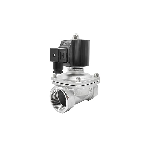 1-1/2" Electronic Solenoid Valve 220 Waterproof Stainless Steel Normally Closed 220V 12V 24V 110V Solenoid Valve(Npt-230vac-nbr-seal)(Npt-12vdc-epdm-seal) von KKDDIHMTR