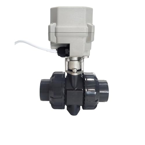1“ Glue end Plastic Electric Water Valve UPVC DN25 Actuated Ball valve metal gears Acid and alkali corrosion resistance(BSP THREAD_AC24V_CR303) von KKDDIHMTR