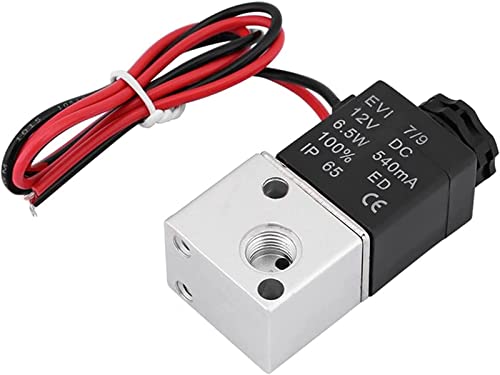 1Pcs N/C Solenoid Valve DC12V/24V 3Way 2Position 1/8inch Normally Closed Pneumatic Electric Ball Valve Useful(12V) von KKDDIHMTR
