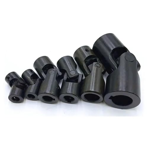 1pc 30/25/28 * 49 * 108 30 * 58 * 123 35 * 58 * 140 Universal Joint Shaft Coupling Motor Connector Steel Universal Joint Coupling(30-49-108 keyway 8) von KKDDIHMTR