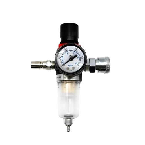 1pc AFR-2000 Pneumatic Filter Air Treatment Unit Pressure Regulator Compressor Reducing Valve Oil Water Separation AFR2000 Gauge(AFR-2000 w PC14) von KKDDIHMTR
