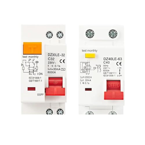 230V 1P+N Residual Current Circuit Breaker with Over and Short Current Leakage Protection(10A) von KKDDIHMTR