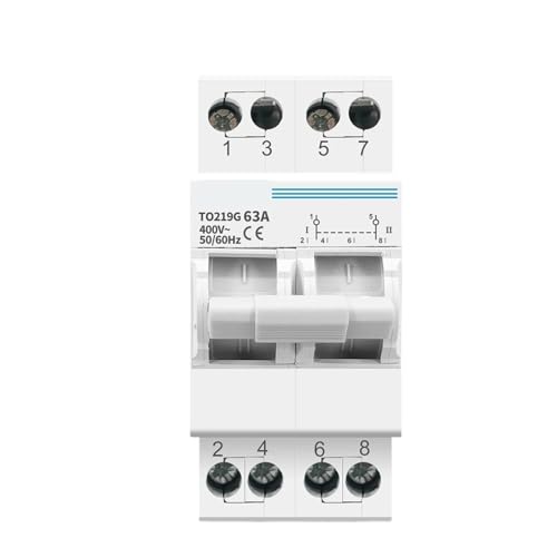 2P 63A Dual Power Manual Transfer Isolating Switch Interlock Circuit Breaker(63A) von KKDDIHMTR