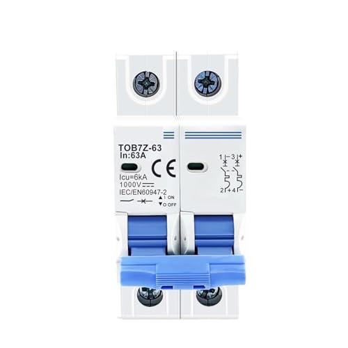 2P DC MCB 1000V Solar Mini Circuit Breaker 3A 6A 10A 16A 20A 25A 32A 40A 50A 63A DC MCB for PV System(6A) von KKDDIHMTR