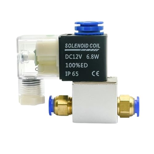 2pcs 2V025-06/08 DC12V DC24V Ac220v AC110V AC24V Air Two-Position Two-Way Electromagnetic Valves Pneumatic Solenoid Valve(2V025-08 AC24V,With 4mm fittings) von KKDDIHMTR