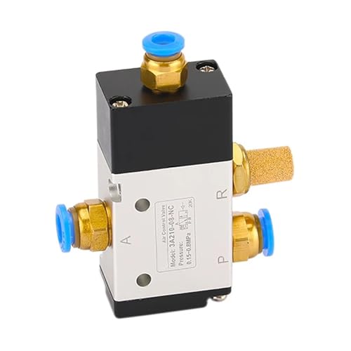 3A110-06 3A210-08 3A310-10 3A410-15 2 Position 3 Way Air Control Reversing Valve 1/8" 1/4" 3/8" 1/2"(3A210-08 PC8-02) von KKDDIHMTR