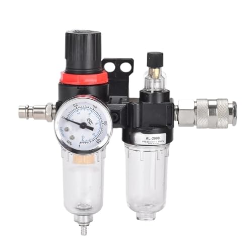 AFC2000 1/4 Air Compressor Oil Water Separator Filter Regulator Trap Airbrush Pressure Reducing Valve(AFC-PC1402) von KKDDIHMTR