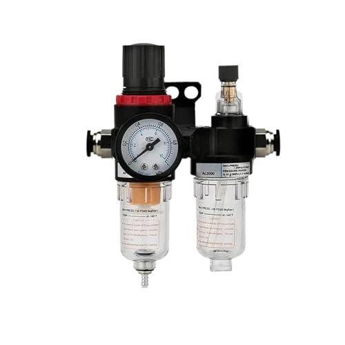 AFC2000 Air Source Processor Source Treatment Unit 1/4 Oil and Water Separate Filter Pressure Regulatiion for Air Compressor(AFC2000 10mm) von KKDDIHMTR