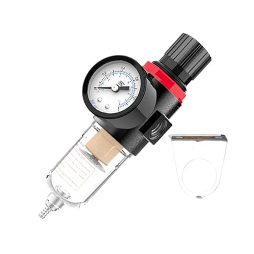 AFR-2000 AFC-2000 1/4 Pneumatic Filter Filter Regulator Air Treatment Unit Pressure Switches Gauge For Compressor with Fitting(AFR2000w10mm) von KKDDIHMTR