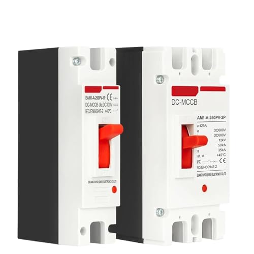 DC 300V 600V DC Solar Molded Case Circuit Breaker MCCB Overload Protection Switch Protector for Solar Photovoltaic PV 125A 250A(2P,125A) von KKDDIHMTR