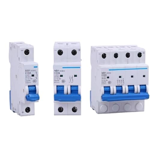 DC Circuit Breaker NB1-63DC 1P 2P 4P DC500V 6KA C1A 2A 3A 4A 5A 6A 10A 16A 20A 25A 32A 40A 50A 63A Mini DC Circuit Breaker(4P DC1000V,50A) von KKDDIHMTR