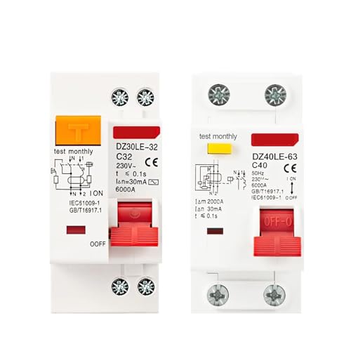 DZ30L DZ40LE EPNL DPNL 230V 1P+N Residual Current Circuit Breaker With Over And Short Current Leakage Protection RCBO MCB 6-63A(20A) von KKDDIHMTR