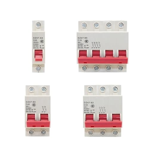 Din Rail Mini Circuit Breaker 1P 2P 3P 4P AC 400V MCB 6A 10A 16A 20A 25A 32A 40A 50A 63A Household Circuit Air Switch DZ47-63(2P,32A) von KKDDIHMTR