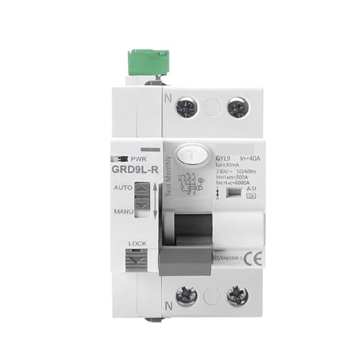 GRD9L-R with GYL9 Type A-SI Automatic Reclosing Leakage Circuit Breakers 2P 4P 40A 63A 30mA RCD Electromagnetic(4P-40A-30mA) von KKDDIHMTR