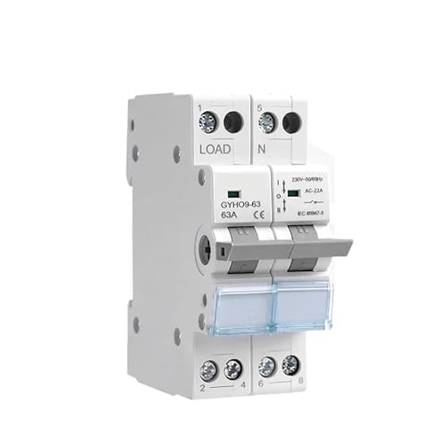 GYHO9 Manual Transfer Switch Design with Indicator 63A MTS Dual Power Manual Conversion Isolating Switch(GYHO9-2P) von KKDDIHMTR