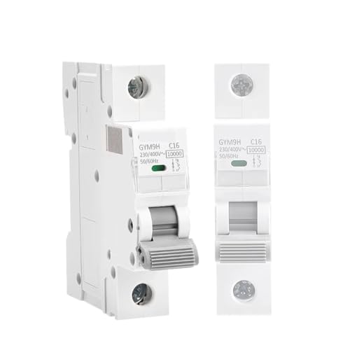 GYM9H 10KA MCB 6A 10A 16A 20A 25A 32A 40A 50A 63A 220V/400V Mini Circuit Breaker C Curve(10A) von KKDDIHMTR