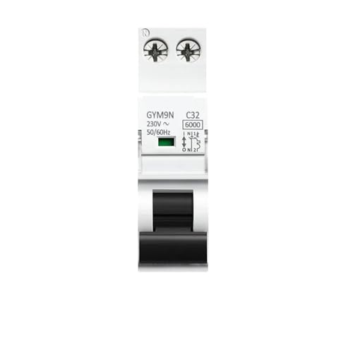 GYM9N 1P+N MCB 6A 10A 16A 20A 25A 32A 40A 220V Curve B Curve C AC Miniature Circuit Breakers 6KA DPNA(B Curve,10A) von KKDDIHMTR