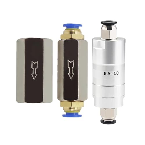 KA-06 KA-08 KA-10 KA-15 Air Non Return Aluminium Pneumatic Check Ventil Kupfer Nickel Plating One-Way Ventil CV-01 02 03 04 (KA-10, mit 6 mm Fittings) von KKDDIHMTR