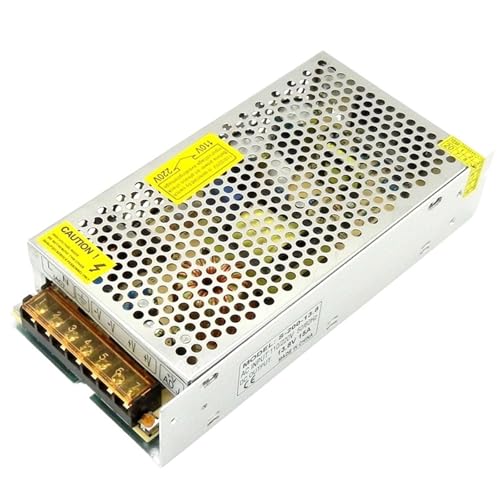 KKDDIHMTR DC 13.8V 140W 200W Switching Power Supply 10A 15A DC Transformer Regulated Monitoring Security Intercom Access Control System(10A 140W) von KKDDIHMTR