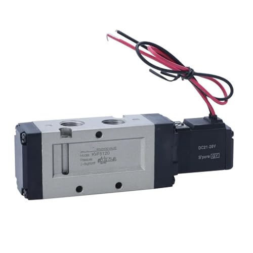 KVF5120 Solenoid Valve Double Headed Double Control 5 Way 2 Position Power Down Hold Directional Air Pneumatic Valve(AC110V) von KKDDIHMTR