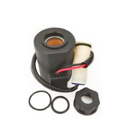 LOM Solenoid Valve Coil EC55/66 EC210/240/290B Pilot Safety Rotary Lock Solenoid Valve Coil DC12V DC24V(DC12V)(Dc12v) von KKDDIHMTR