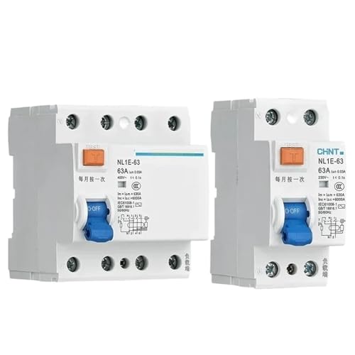 Leakage Protector Electronic Residual Current Circuit Breaker 6KA 30MA NL1E-63 1P+N 3P+N 2P 4P 25A 40A 63A ELCB RCCB MCB(2P,63A) von KKDDIHMTR