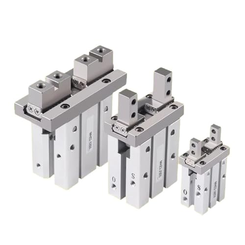 MHZ2 Pneumatischer Fingerzylinder Parallelgreifer MHZ2-10/16/25/32/40D1/D2/D3 Seitengewinde Aluminiumklemmen (MHZ2-16D3) von KKDDIHMTR