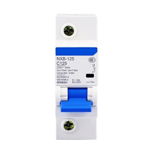 NXB-125 1P 63A 80A 100A 125A 230V 220V 50HZ Miniature Circuit breaker MCB DZ47(125A) von KKDDIHMTR