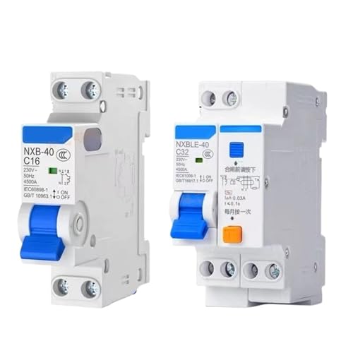 NXB-40 NXBLE-40 1P+N DPNL 10A 16A 20A 25A 32A 40A Residual Current Circuit breaker RCCB RCBO MCCB(NXBLE-40 1P N(RCBO),20A) von KKDDIHMTR