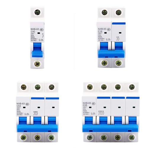 NXB-63 1P 2P 3P 4P 1A 2A 3A 6A 10A 16A 20A 25A 32A 40A 63A Miniature Circuit Breaker House MCB with Indication DZ47(1P,1A) von KKDDIHMTR