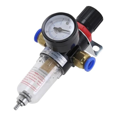 Pneumatic Filter Air AFR2000 Treatment Unit Pressure Regulator Compressor Reducing Valve Oil Water Separation Gauge Switch(AFR-2000 w BT-8MM,20 Pcs) von KKDDIHMTR