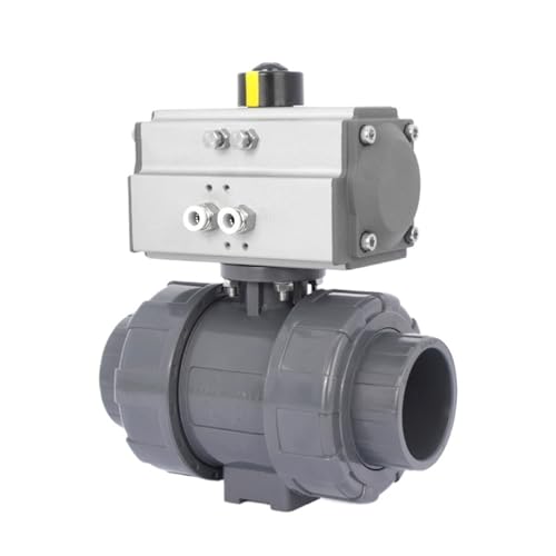 Q611S-16S 16Bar DN100 Double Acting UPVC True Uniou Pneumatic Actuators Ball Valve PTFE Seal von KKDDIHMTR