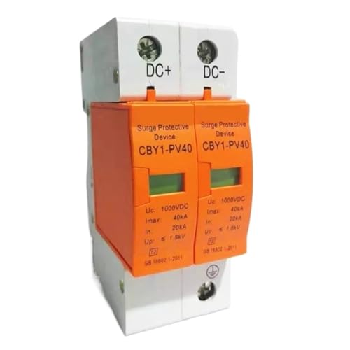 Surge Protective Device SPD DC 500V 800V 1000V 2P DC1000V 20KA~40KA Low-voltage Arrester House din rail 2 Poles Protector(800V) von KKDDIHMTR