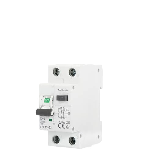 Type A 1P+N Residual Automatic Circuit Breaker With Over Current Leakage Protection 6KA 2P DPN 30mA EKL13(40A) von KKDDIHMTR