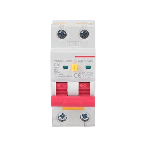 YCB9LE-80M 2P 230V RCBO Residual Current Circuit Breaker With Over Current And Leakage Protection 30mA MCB 6-63A(32A) von KKDDIHMTR