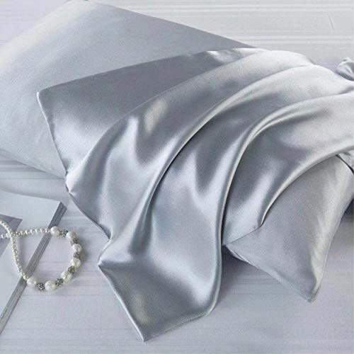 KKDIY 2019 Neue mehrfarbige 4-teilige Eisseide-Bettwäsche aus hochwertigem Eissatin-Satin, weiches, bequemes Bett 4-Bett-Sets, 2 Kissenbezüge, 150 cm x 200 cm von KKDIY