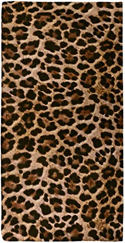 Strandtuch Tier, Mikrofaser Strandtuch Leopardenmuster Handtuch Groß 80x160 cm Badetuch Strandhandtuch Schnell Trocknendes Sandfreies Weiches Saunatuch, reisehandtuch, Badehandtuch von KKGRXD
